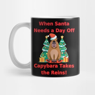 Capybara Christmas Mug